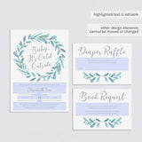 Printable Baby It's Cold Outside Baby Shower Invitation Kit