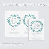 Printable Baby It's Cold Outside Baby Shower Invitation Kit
