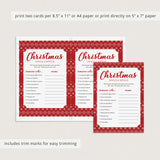 Jingle & Mingle Christmas Party Game Printable