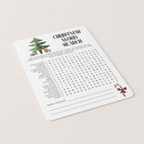 Xmas Word Search Game Printable