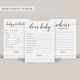 Minimalist Baby Shower Complete Bundle 19 Printables