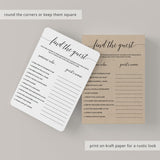 Rustic party game template by LittleSizzle