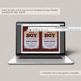 Rustic baby shower diaper raffle tickets downloadable