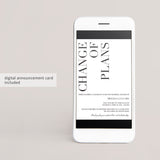 Change of date cards rustic kraft paper by LittleSizzle