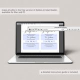 Postponed Baby Shower Announcement Card Template