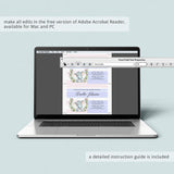 Editable baby shower invitation it's a girl template by LittleSizzle