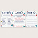 3 Labor Day Party Games Printable by LittleSizzle