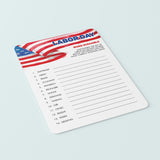 Labor Day Word Scramble Game Printable