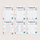 Printable US Labor Day Games for Family by LittleSizzle