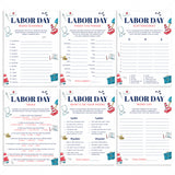 Printable US Labor Day Games for Family by LittleSizzle