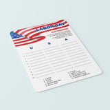 Labor Day Game for Family Scattergories Printable