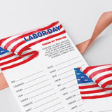 Labor Day Party Game for Groups Printable Finish My Phrase