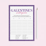 Galentine's Scattergories Game Printable by LittleSizzle