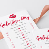 Galentines Party Game This or That Printable