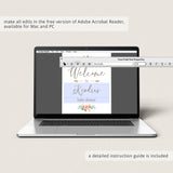 Tribal Party Welcome Poster Editable Template