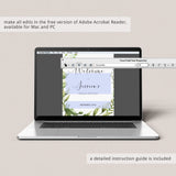 Greenery Bridal Shower Decor Signs Pack Printable