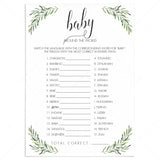 Travel Baby Shower Game Around The World Printable by LittleSizzle