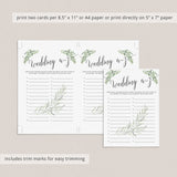Garden Wedding A-Z Game Instant Download