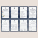 Nautical Bachelorette Party Games Bundle Printable by LittleSizzle
