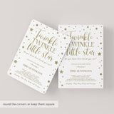 Twinke little star baby shower invite gender neutral by LittleSizzle