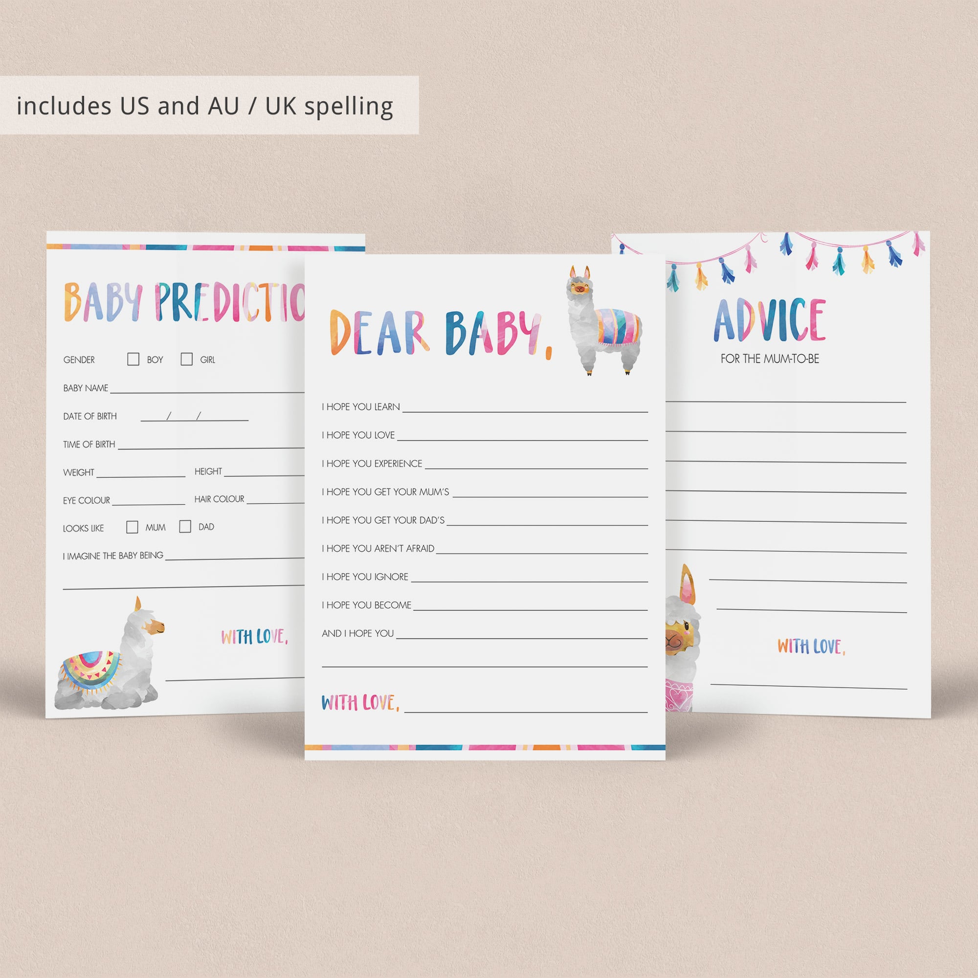 Keepsakes for the new mum printable by LittleSizzle