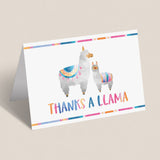 Llama mama thank you cards download by LittleSizzle