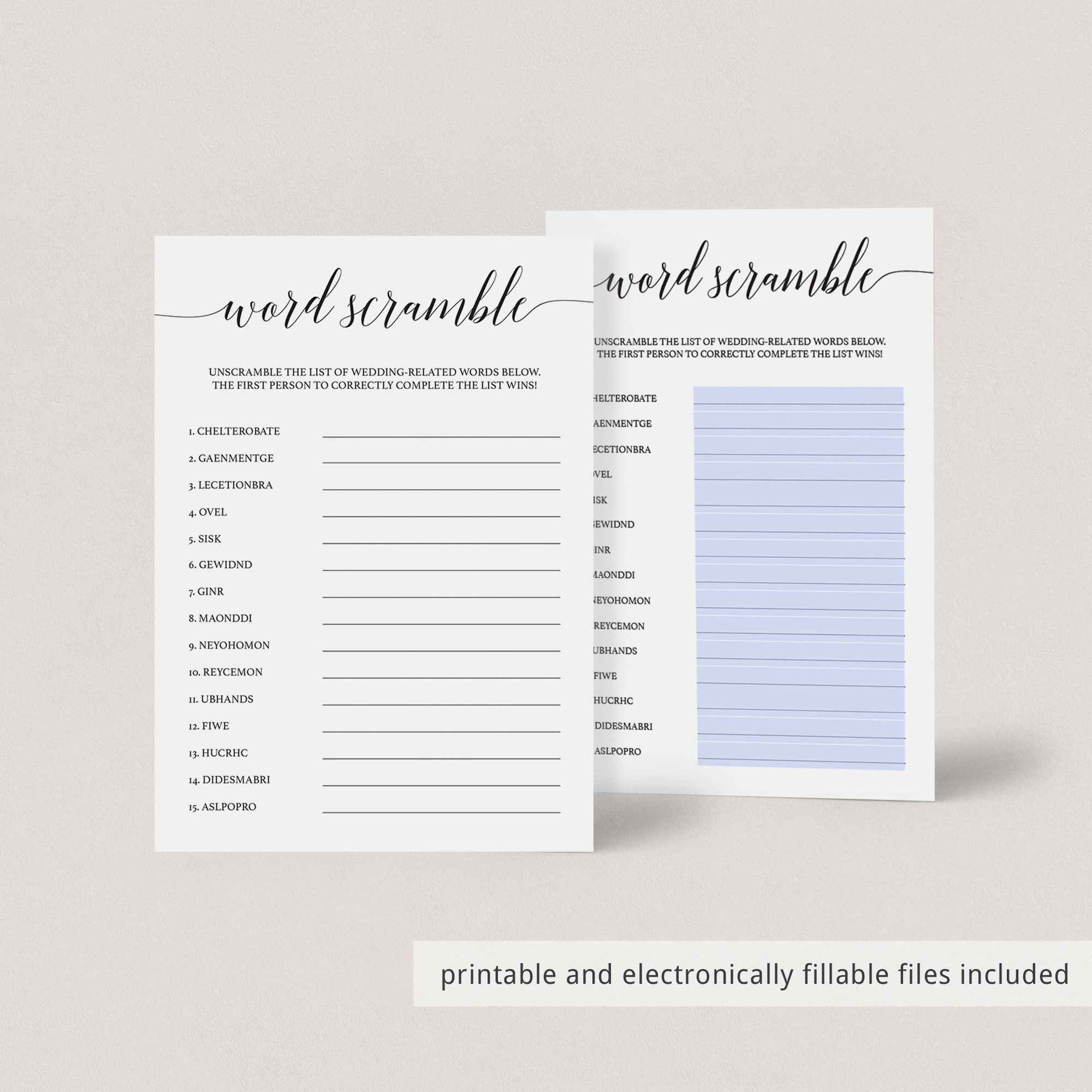 Zoom bridal shower games by LittleSizzle