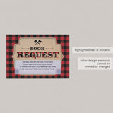 Bring a book instead of a card baby shower invitation inserts