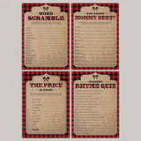 Forest Baby Shower Games Bundle Instant Download by LittleSizzle