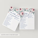 Find the Guest Bridal Shower Games Printable