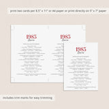 Married in 1983 Trivia Quiz for Ruby 42nd Anniversary