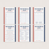 Memorial Day Games for Kids and Adults Printable by LittleSizzle