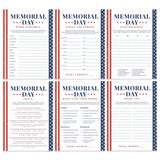 Memorial Day Games for Kids and Adults Printable by LittleSizzle