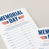 Family Memorial Day Game Printable Finish The Phrase