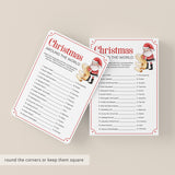Christmas Family Game with Answer Key