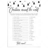 Holiday Party Game Merry Christmas Around The World by LittleSizzle