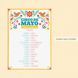 Adult Cinco de Mayo Games Bundle Printable