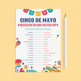 Cinco de Mayo Party Game Mexican Slang with Answers by LittleSizzle