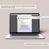 Geometric baby shower game printable pink and mint by LittleSizzle