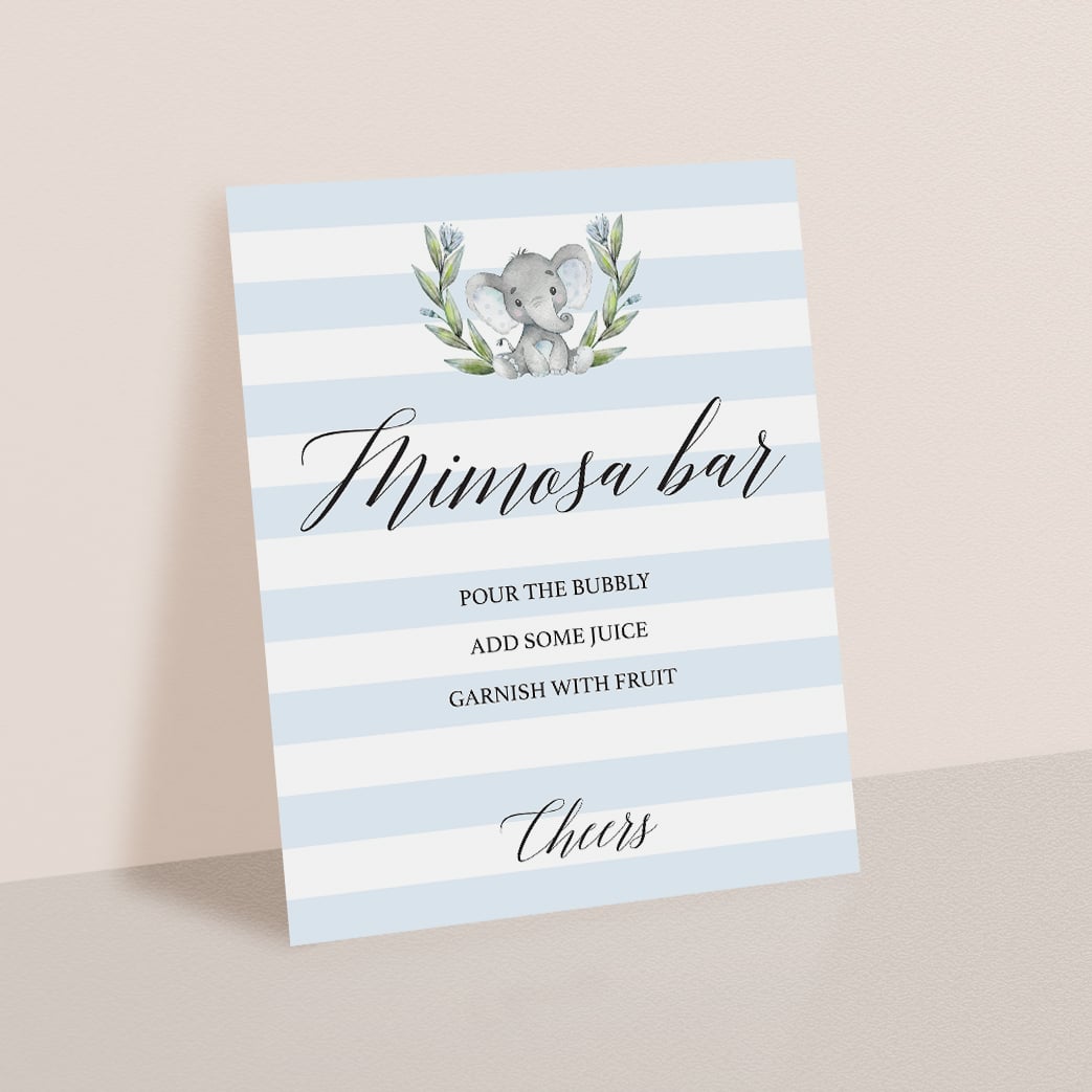 Printable Baby Shower decorations for boys by LittleSizzle