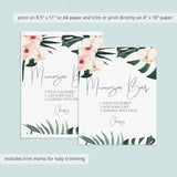 Printable mimosa bar sign tropical theme by LittleSizzle