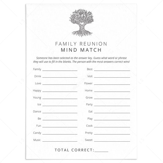 Fun Family Reunion Game for Large Groups by LittleSizzle