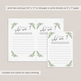 Neutral Baby Shower Memory Game Printable