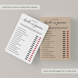 Rustic bridal shower games instant download by LittleSizzle