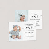Printable first birthday invitation with photo by LittleSizzle
