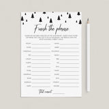 Minimal Christmas Party Game Finish The Phrase Printable by LittleSizzle