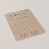 Printable Kraft Christmas Game Scattergories