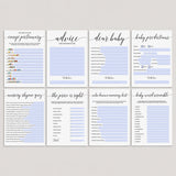 Social Distance Baby Shower Game Bundle Minimalist