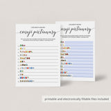 Minimalist zoom baby shower game by LittleSizzle