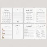 Minimalist Bridal Shower Games Bundle Printable by LittleSizzle